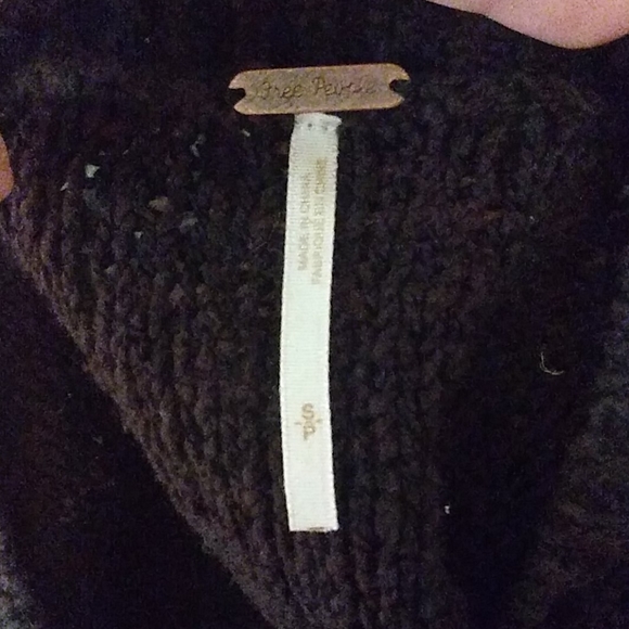 Free People Black Knit Sweater - Picture 5 of 5